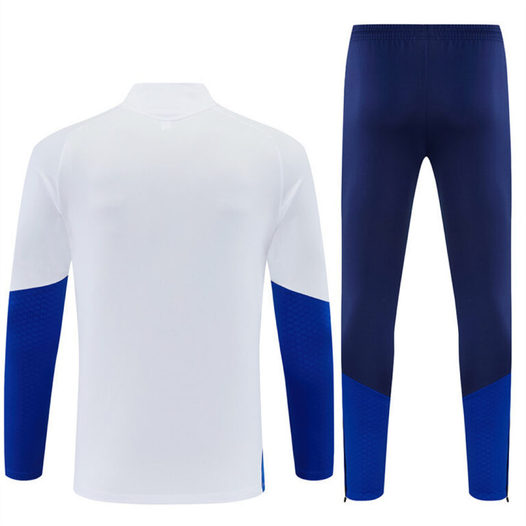 Mens Colombia 2026 World Cup Half-zip White Tracksuit