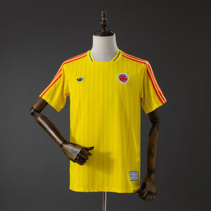 Mens Colombia National Team Yellow T- Terrace Icons Jersey