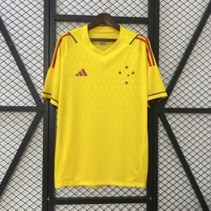 Mens Cruzeiro 2024/25 Goalkeeper Limited Edition Yellow Jersey