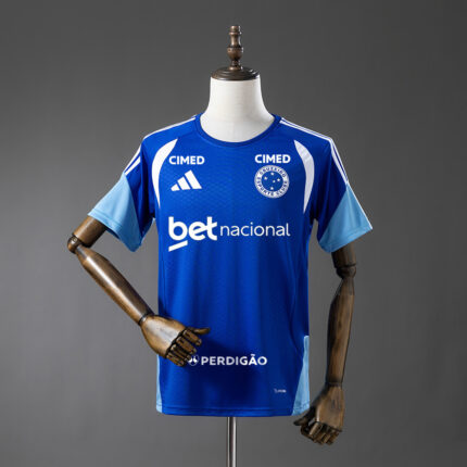 Mens Cruzeiro 2026/27 All sponsors Blue Training Jersey