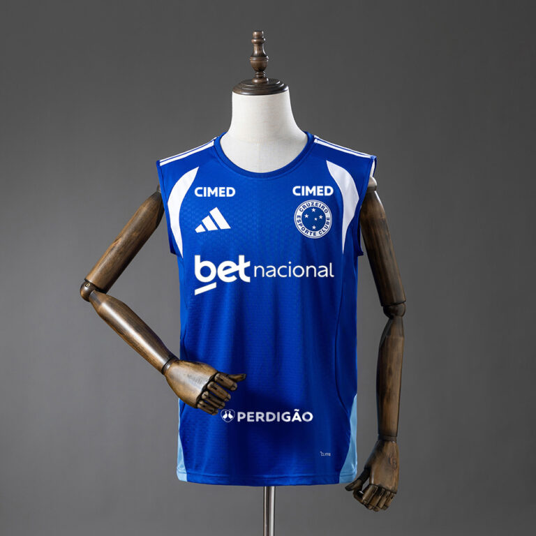 Mens Cruzeiro 2026/27 All sponsors Blue Training Vest