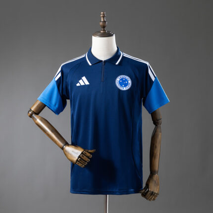 Mens Cruzeiro 2026/27 Blue Polo