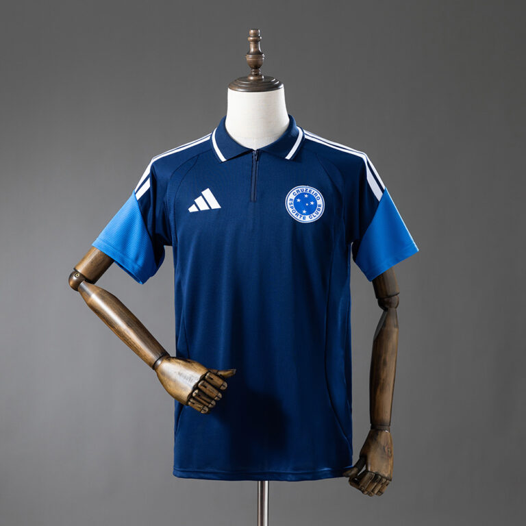 Mens Cruzeiro 2026/27 Blue Polo