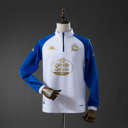 Mens Deportivo de La Coruna 2025/26 La top White Training Jersey