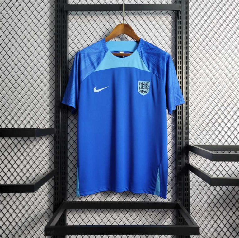 Mens England 2022 World Cup World Cup Blue Training Jersey