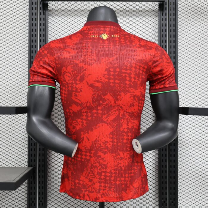 Mens England 2024 Special Edition Red Jersey Player Version