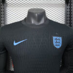 Mens England 2025 Away Long Sleeve Jersey Player Version