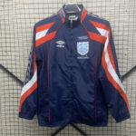 Mens England 2025 Blue Windbreaker Jacket