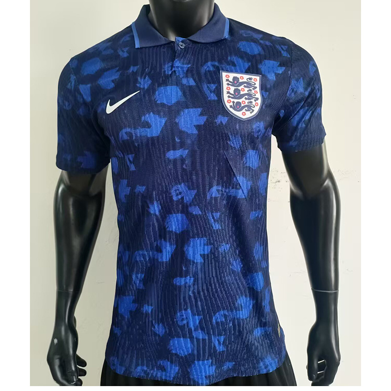 Mens England 2025 dark blue Polo Player Version Mens England 2025 dark blue Polo Player Version