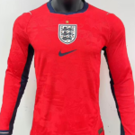 Mens England 2026 World Cup Away World Cup Long Sleeve Jersey Player Version
