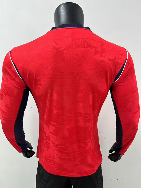 Mens England 2026 World Cup Away World Cup Long Sleeve Jersey Player Version
