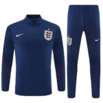 Mens England 2026 World Cup Half-zip Royal Blue Tracksuit
