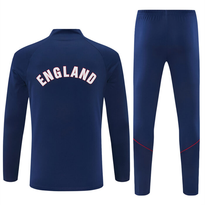 Mens England 2026 World Cup Half-zip Royal Blue Tracksuit