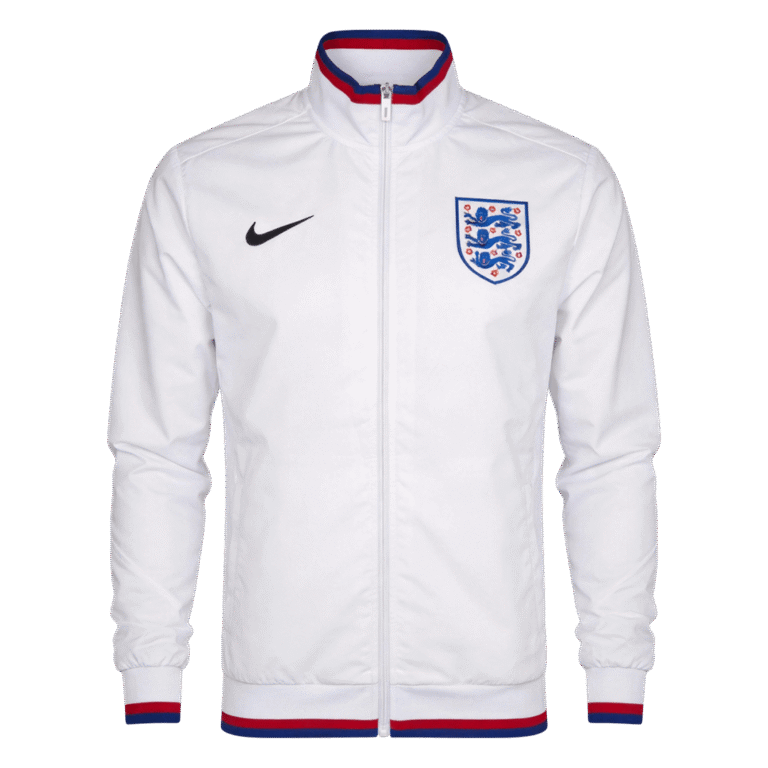 Mens England 2026 World Cup Track World Cup White Jacket