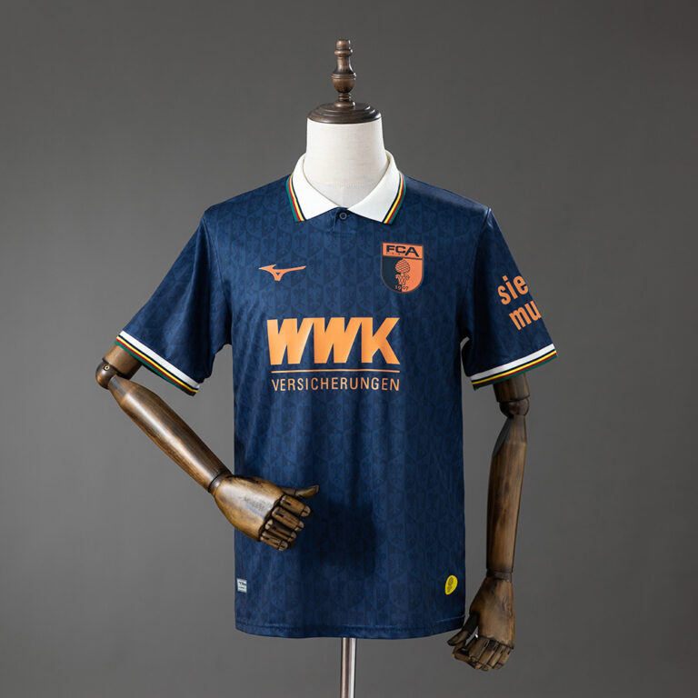 Mens FC Augsburg 2025/26 Navy Blue Special Edition Jersey