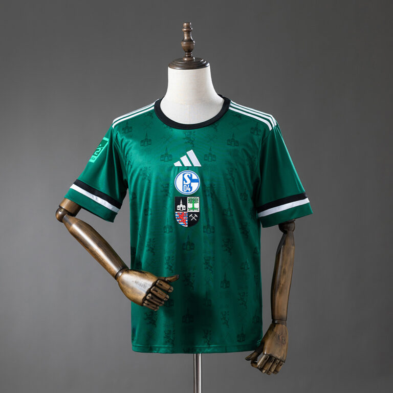Mens FC Schalke 04 2025/26 04 Commemorative Edition Green Jersey
