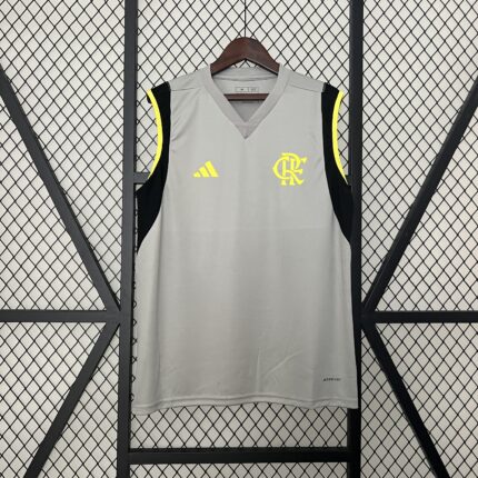 Mens Flamengo 2024/25 Wear Gray Training Vest