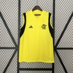 Mens Flamengo 2024/25 Wear Yellow Training Vest