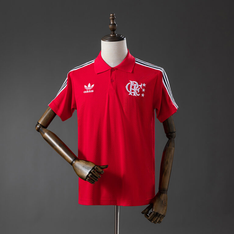 Mens Flamengo 2025/26 Red Polo