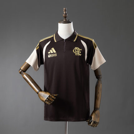 Mens Flamengo 2026/27 Brown Polo