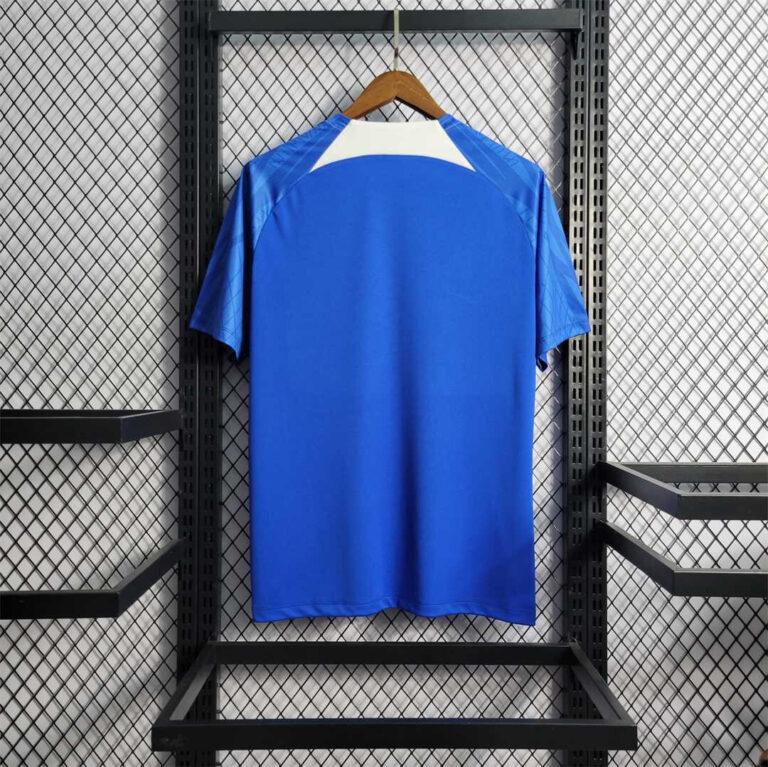 Mens France 2022 World Cup World Cup Blue Training Jersey