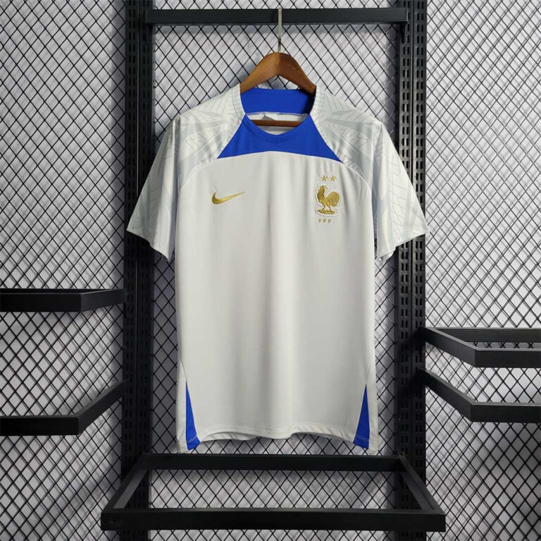 Mens France 2022 World Cup World Cup White Training Jersey