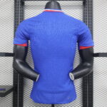 Mens France 2024 Home Blue Jersey Player Version