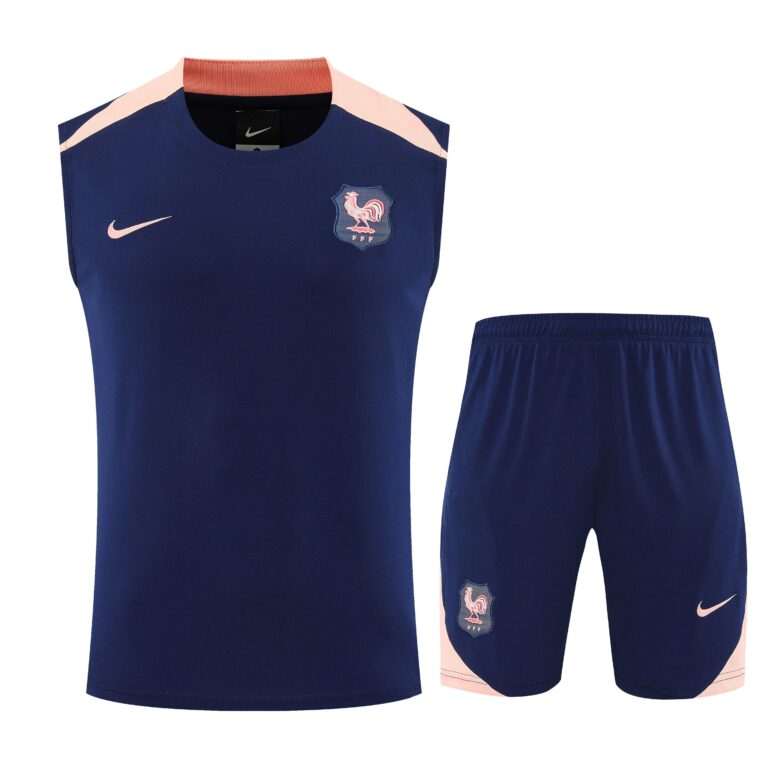 Mens France 2025 Blue Training Vest