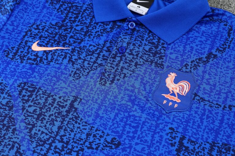 Mens France 2025 Suit Blue Polo