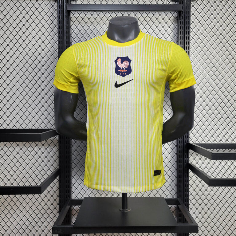 Mens France 2025 yellow Jersey Player Version