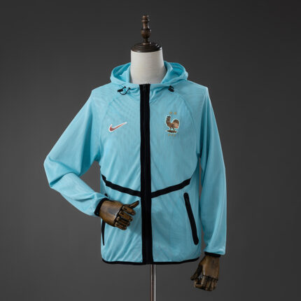 Mens France 2026 World Cup Anthem Light Blue Jacket