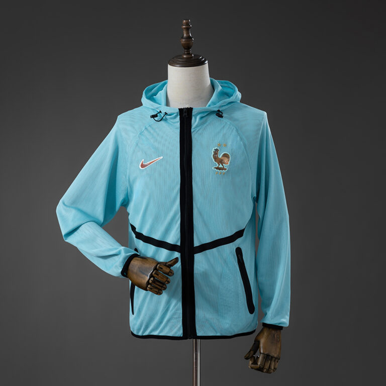Mens France 2026 World Cup Anthem Light Blue Jacket