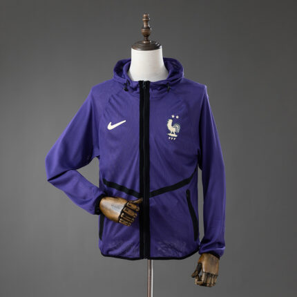Mens France 2026 World Cup Anthem Purple Jacket