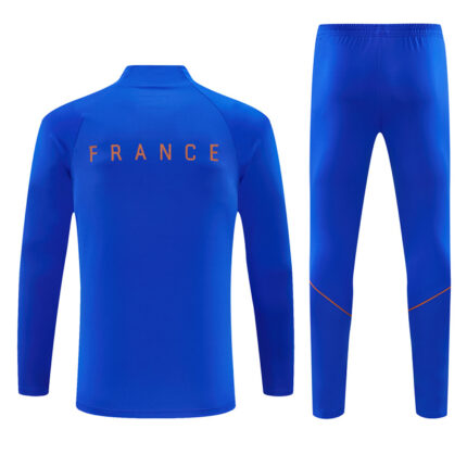 Mens France 2026 World Cup Half-zip Royal Blue Tracksuit