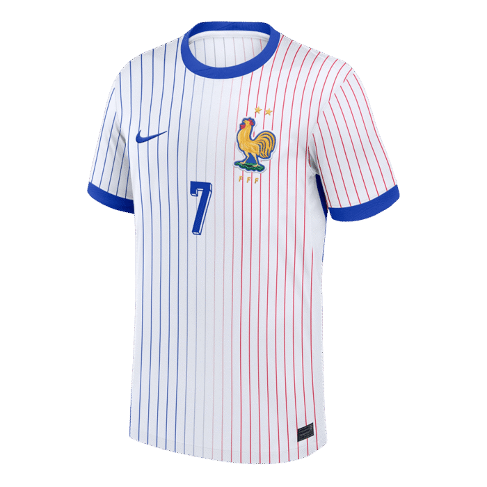 Mens France Retro Away Jersey – Griezmann 7