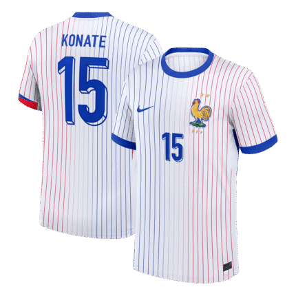 Mens France Retro Away Jersey – Konate 15