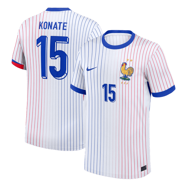 Mens France Retro Away Jersey – Konate 15