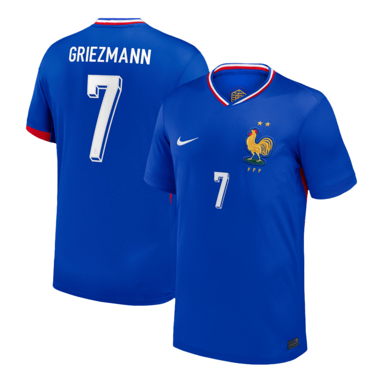 Mens France Retro Home Jersey – Griezmann 7