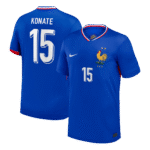 Mens France Retro Home Jersey – Konate 15