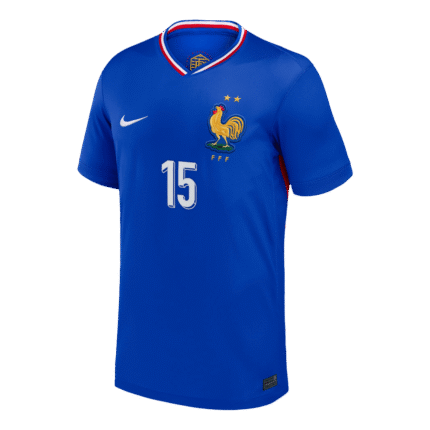 Mens France Retro Home Jersey – Konate 15
