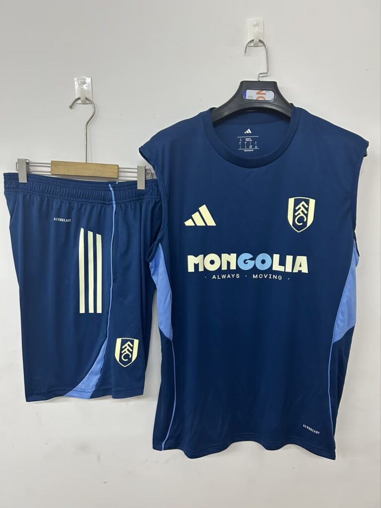 Mens Fulham 2025/26 Blue Training Vest
