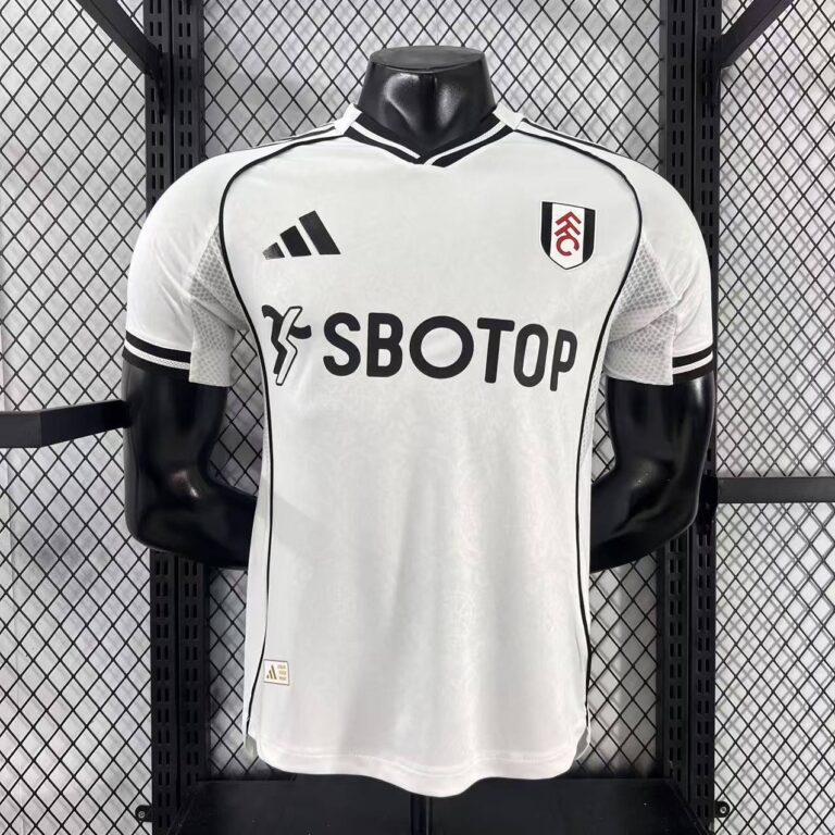 Mens Fulham 2025/26 Home Jersey Player Version