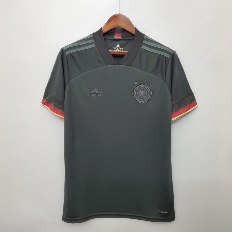Mens Germany 2020 Away Retro Style Jersey
