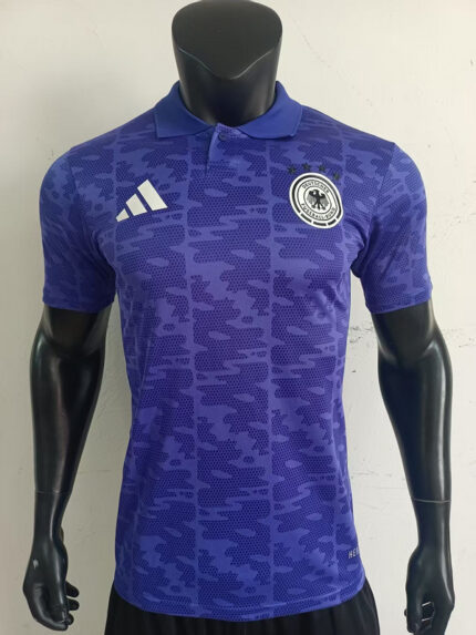 Mens Germany 2025 Purple Polo Player Version