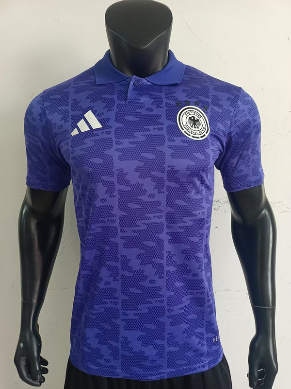 Mens Germany 2025 Purple Polo Player Version