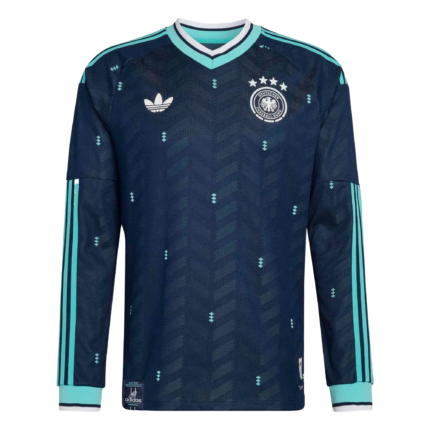 Mens Germany 2026 World Cup Away World Cup Long Sleeve Jersey Player Version