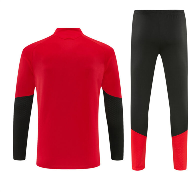 Mens Germany 2026 World Cup Half-zip Red Tracksuit