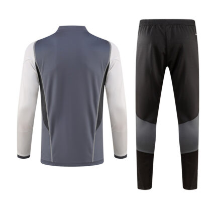 Mens Inter Miami CF 2023/24 1 4 Zip Gray Tracksuit