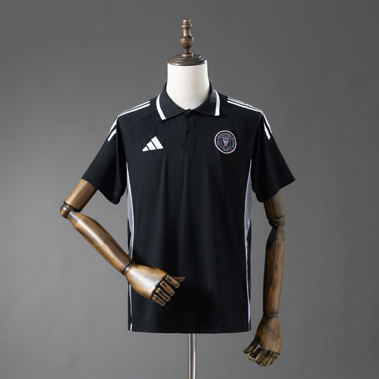 Mens Inter Miami CF 2025/26 Black Polo