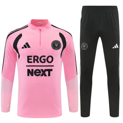 Mens Inter Miami CF 2026/27 Half-zip Pink Tracksuit